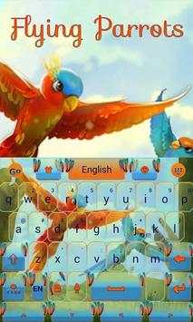 Flying Parrot Keyboard Theme screenshot 5