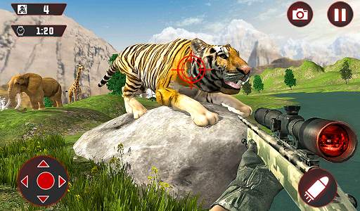 Angry Tiger Hunter : Crazy Mountain shooter screenshot 7