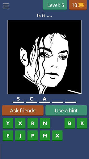 Michael Jackson songs quiz screenshot 3