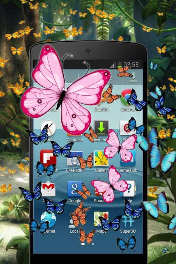 Butterfly in Phone Funny Joke screenshot 4