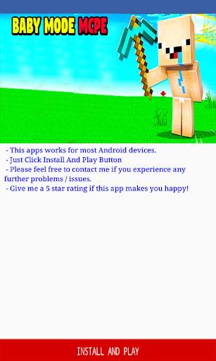 Baby Mode for Minecraft PE screenshot 3