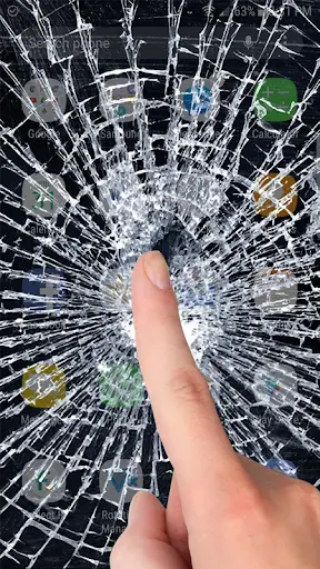 Broken screen prank screenshot 2