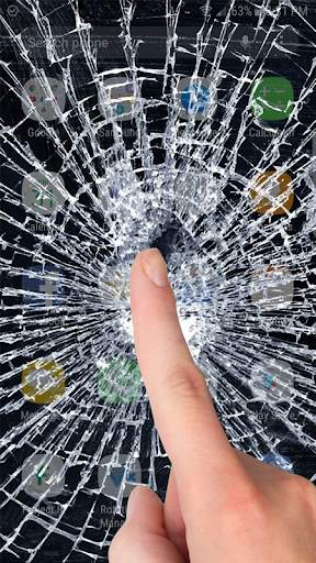 Broken screen prank screenshot 2