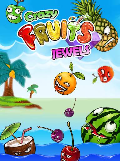 Crazy Fruit Jewels - 3 Match game screenshot 1
