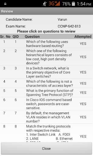 CCNP Switch Exam Simulator screenshot 4