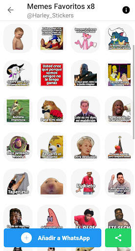 Stickers Para WhatsApp Animados, Frases Memes 2021 screenshot 3