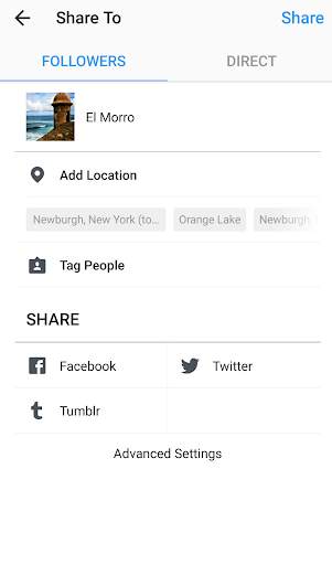 1Post- Easy Social Media Picture Sharing screenshot 6