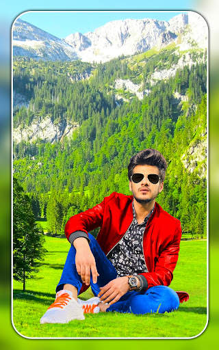 Mountain photo edit hill frame screenshot 7