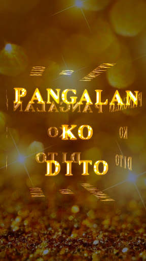 3D Ang pangalan ko Wallpaper screenshot 5