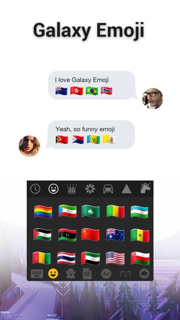 Galaxy Emoji - Emoji Keyboard screenshot 4