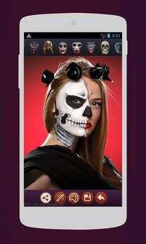 Halloween Makeup Photo Editor screenshot 2