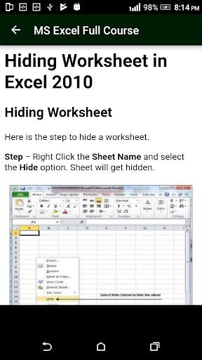 Learn MS Excel (Basic & Advance Course) скриншот 5