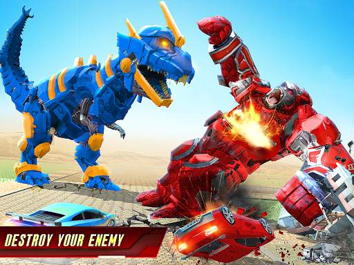 Robot Dino Vs Robot Kong Fight स्क्रीनशॉट 1