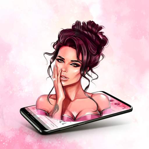 Pink Bad Girl Launcher 1.1.5