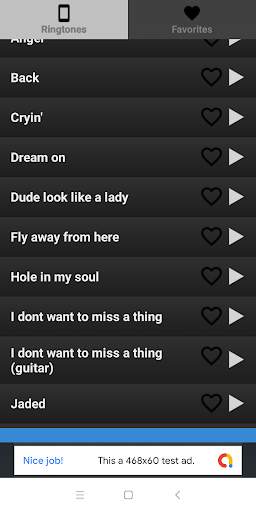 Aerosmith ringtones screenshot 2
