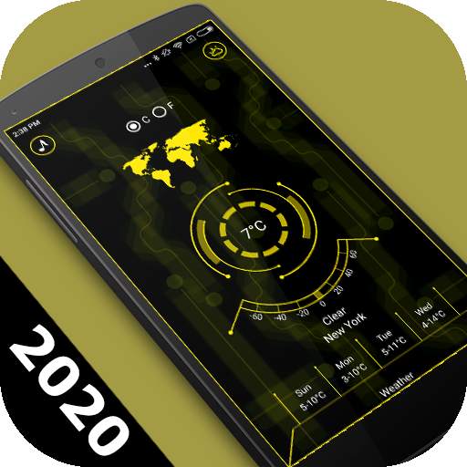 Innovational Launcher 2019 - hi-tech theme 5.0