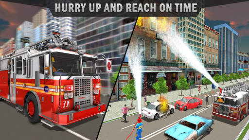Firefighter Truck Simulator: Rescue Games screenshot 10