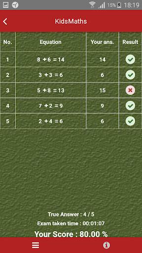 KidsMaths  -  Calculation Game For Everyone screenshot 6