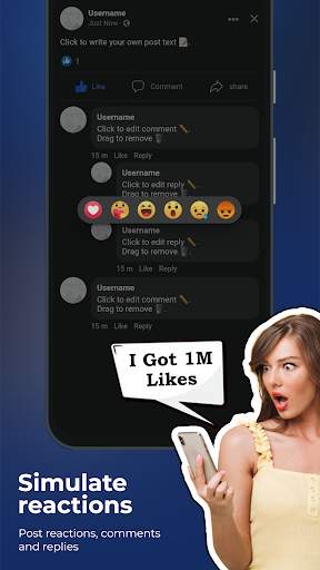 FakeIt post Maker for Facebook screenshot 5