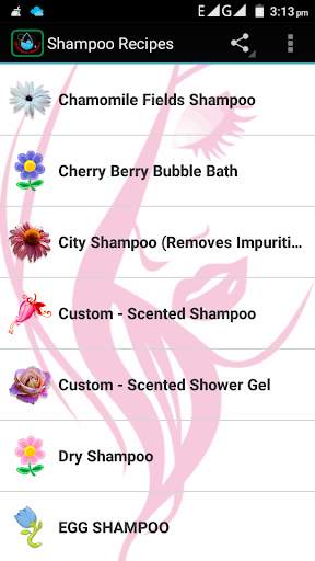 Shampoo Recipes скриншот 1