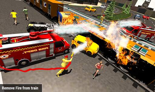 Train Fire Rescue Simulator 2019 screenshot 11
