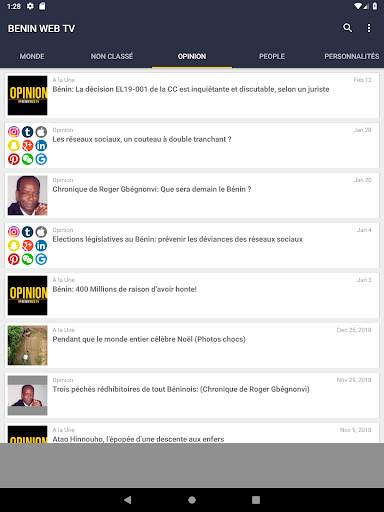 Benin Web TV screenshot 14