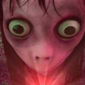 Horror momo.exe The legend logo