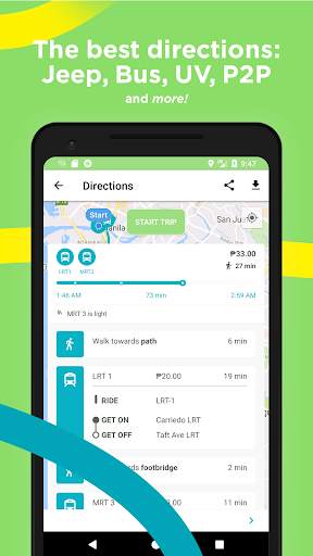 Sakay.ph - NCR Commute Map screenshot 3