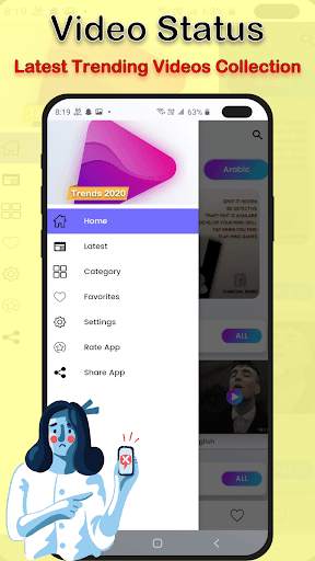 Video Status - Trending Videos - Download | Share screenshot 7