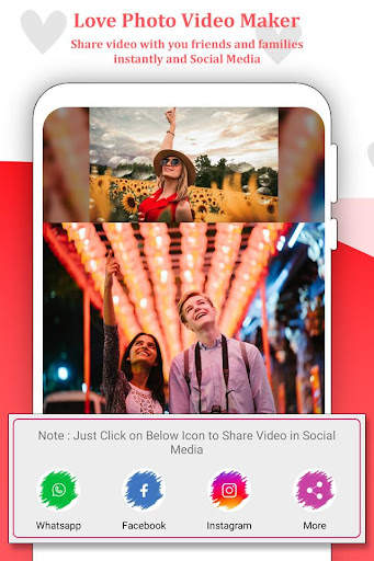 Love Photo Video Maker with Music - Slideshow screenshot 7