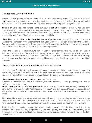 User guide for Uber driver app screenshot 8