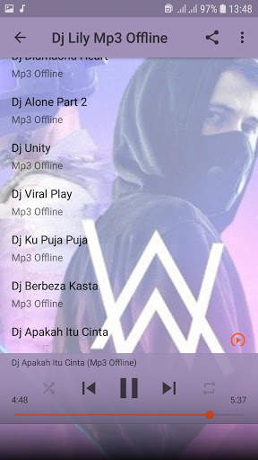 Dj Lily Alan Walker - Mp3 Offline screenshot 8