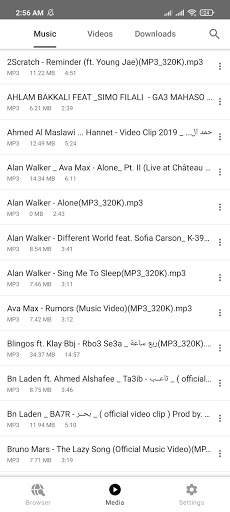 Browser,  Music & Video Player - Video Downloader screenshot 5