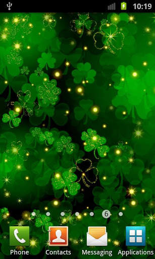 Shamrock Live Wallpaper screenshot 1
