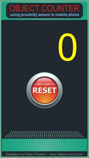 Object Counter Using Proximity Sensor of Mobile screenshot 1