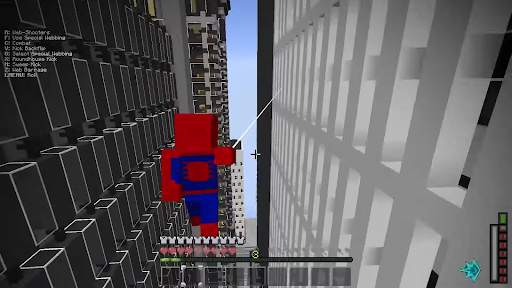 SpiderMan Mod for Minecraft screenshot 1