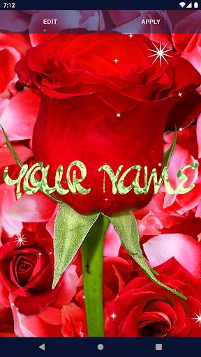 3D Red Rose Live Wallpaper 2 تصوير الشاشة