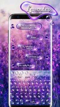 SMS Schimmer Lavendel Tastatur screenshot 1
