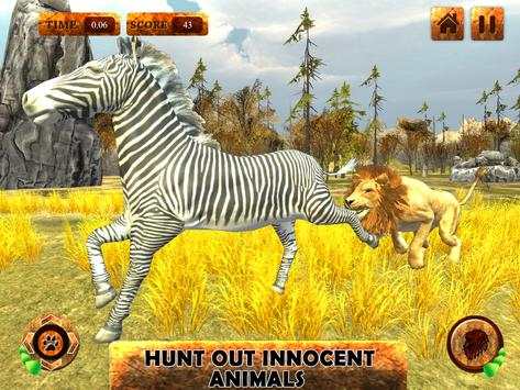 Lion Simulator 3D -Safari Game screenshot 10