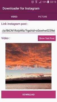 InstagSave - Video Downloader for Instagram screenshot 2