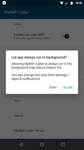 MyWiFi Caller 5 تصوير الشاشة