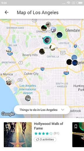 Los Angeles Travel Guide in English with map screenshot 5