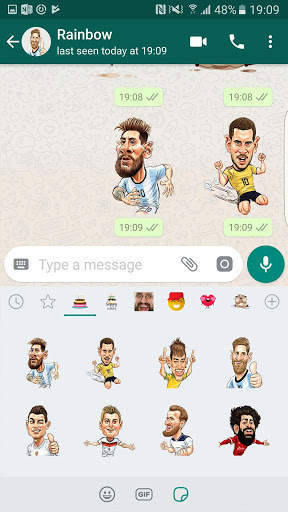 Football Star Stickers for WhatsApp, WAStickerApps screenshot 4