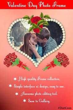 Valentine Day Photo Frame 4 تصوير الشاشة