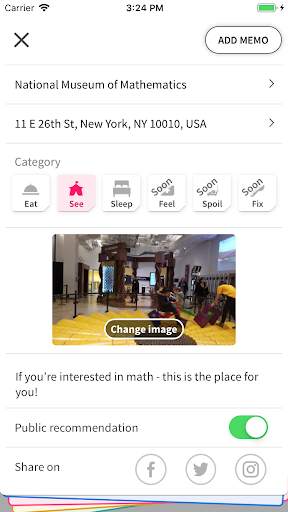 Memo-App - share with friends screenshot 1