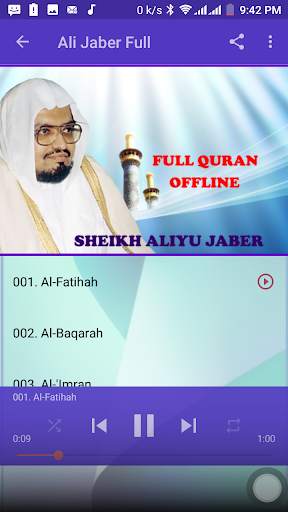 Ali Jaber Full Offline Quran Mp3 screenshot 4
