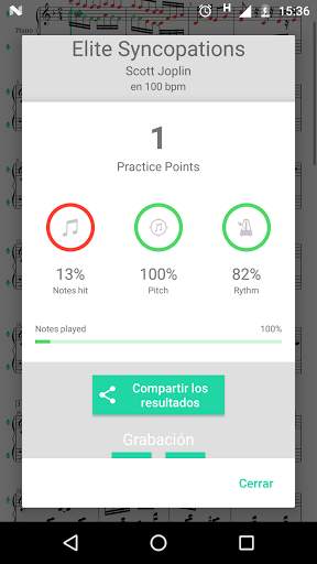 Practice Bird Pro - Aprende 🎼partituras musicales screenshot 1