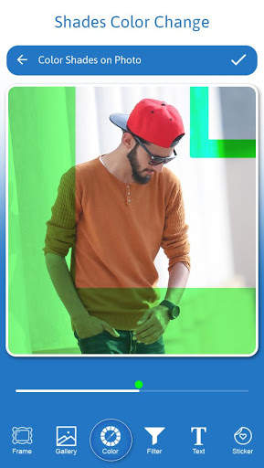 Lighting Color Photo Frame - Color Shades on Photo screenshot 2