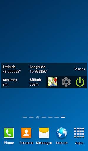 GPS Widget - GPS Coordinates screenshot 1