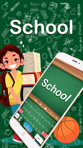 School Keyboard Theme screenshot 2